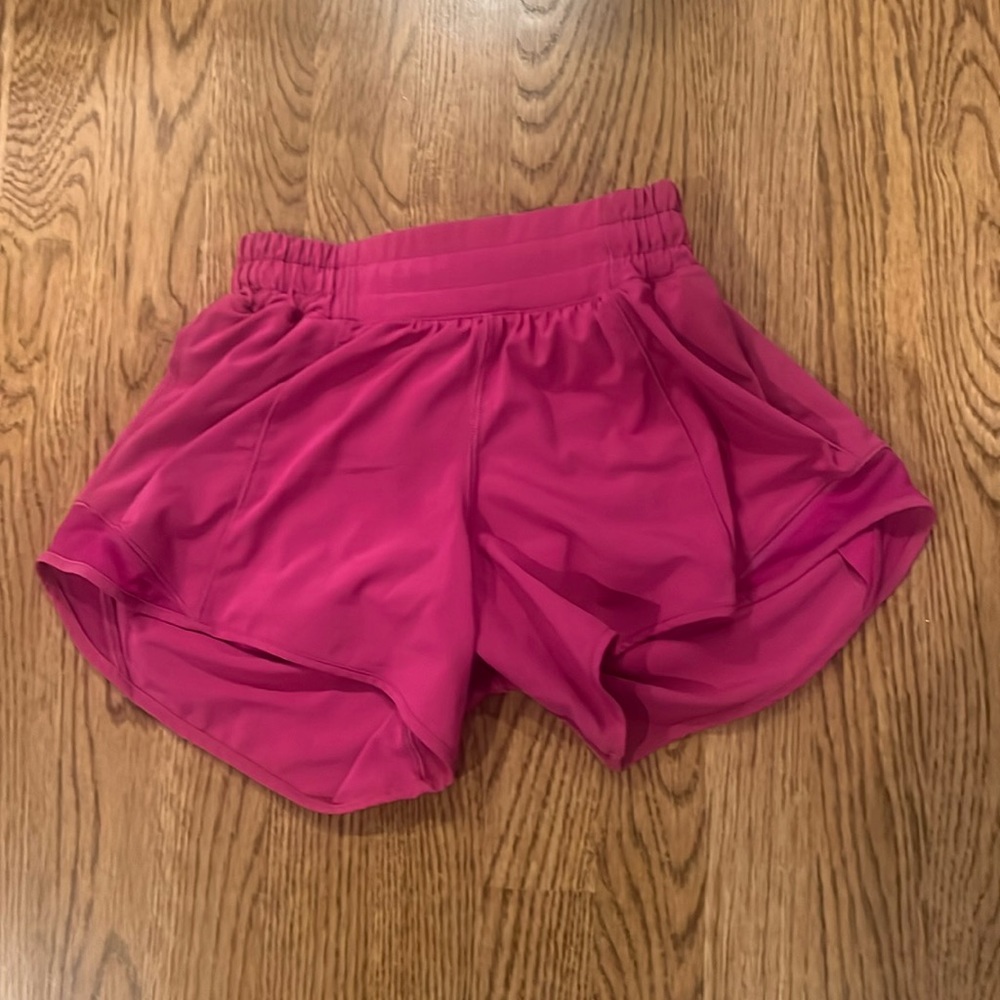 Ripened raspberry Lululemon shorts